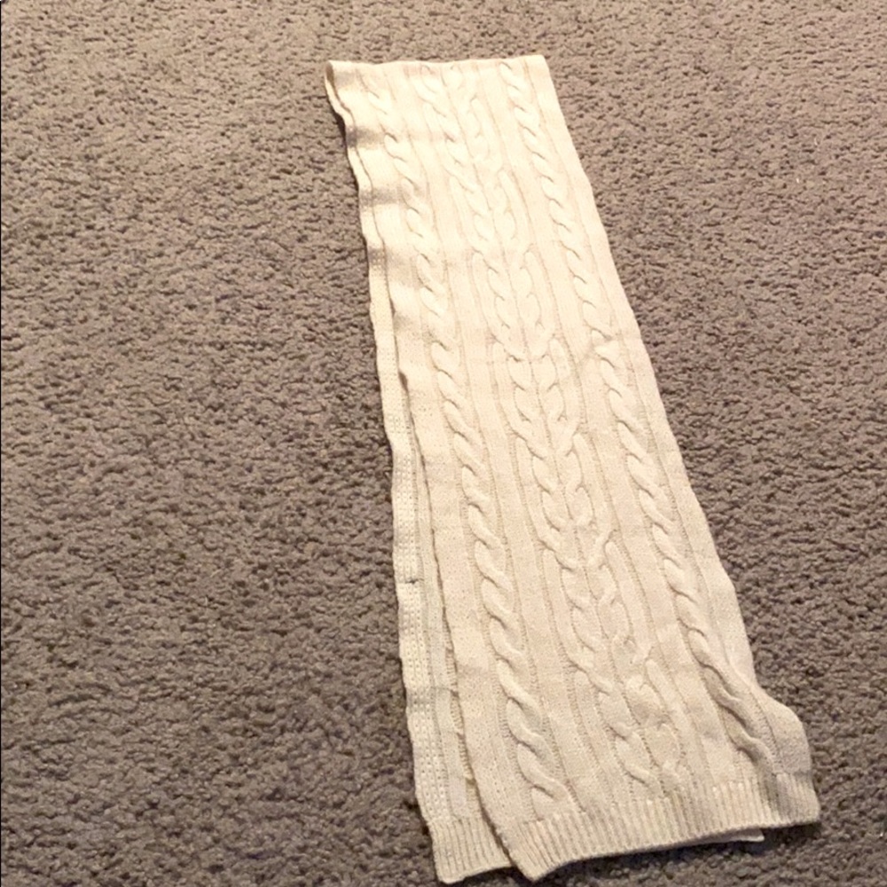 Cream colored scarf
